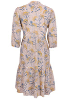 Tiered Midi Dress Blue Acacia