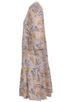Tiered Midi Dress Blue Acacia