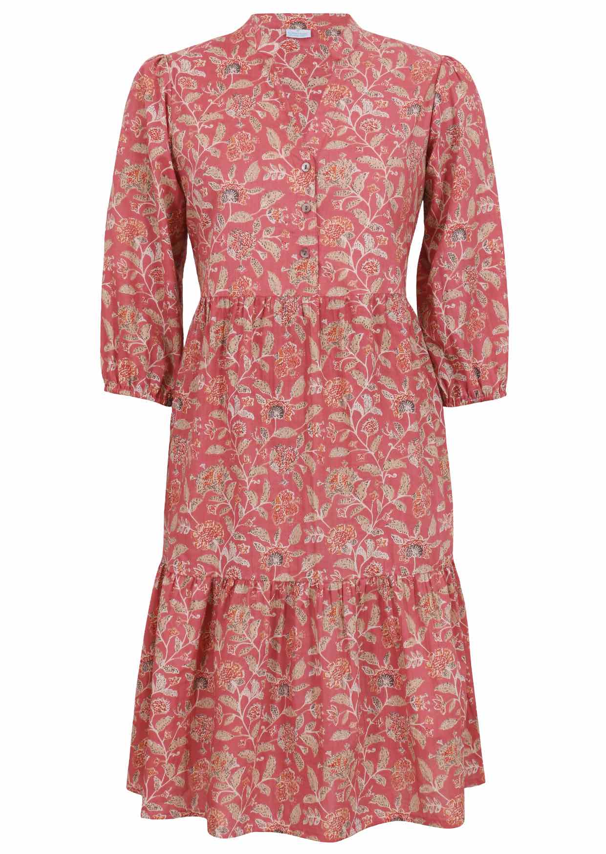 Tiered Midi Dress Dusk