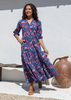 Tiered Maxi Dress Moon Flower