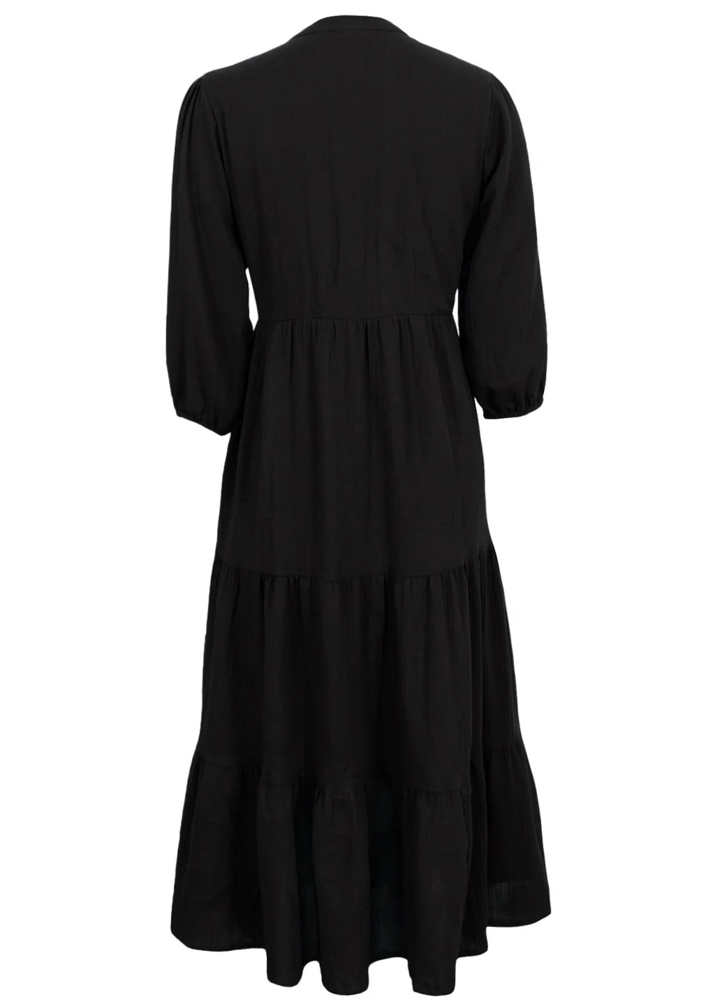 Tiered Maxi Dress Black