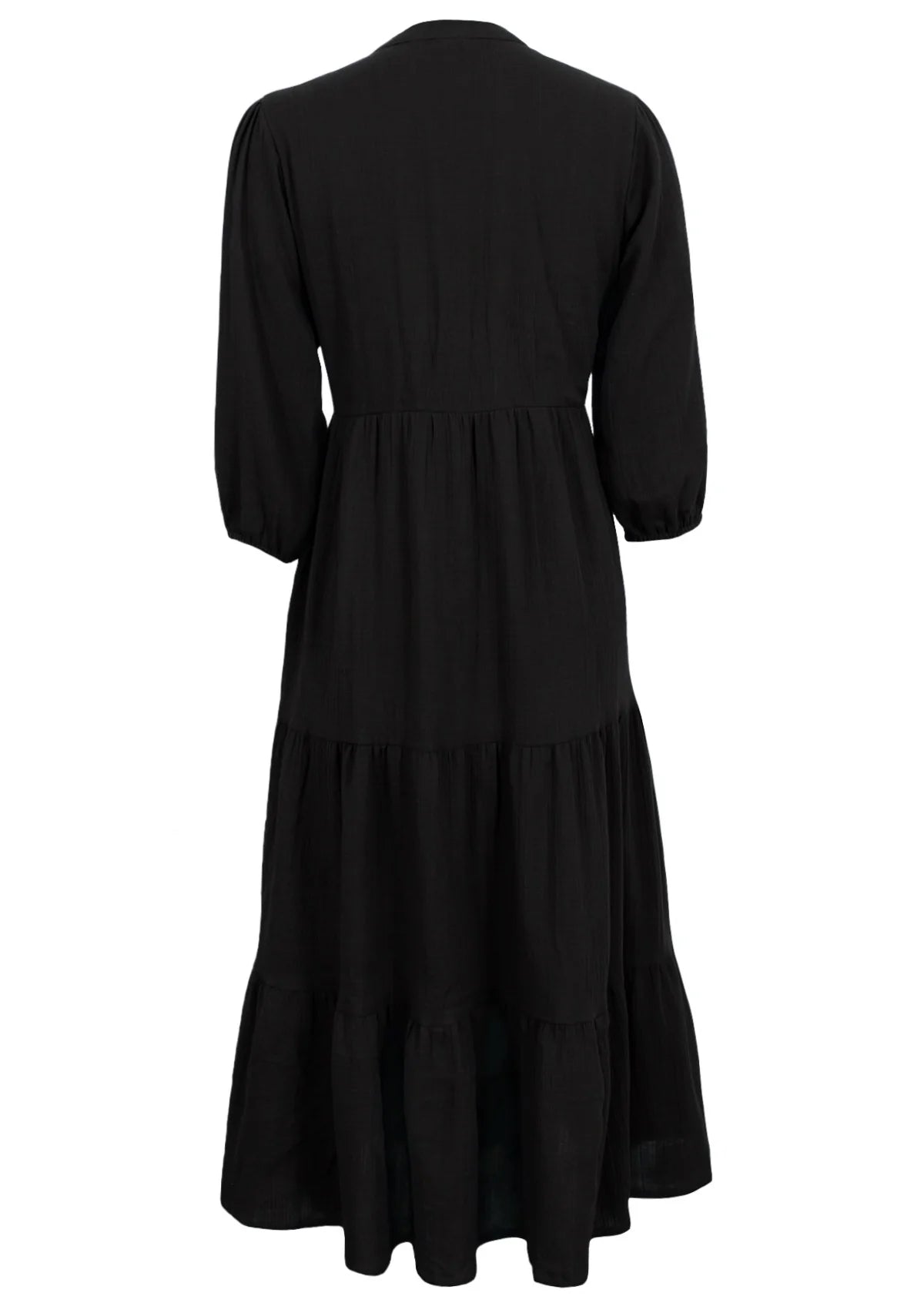 Tiered Maxi Dress Black