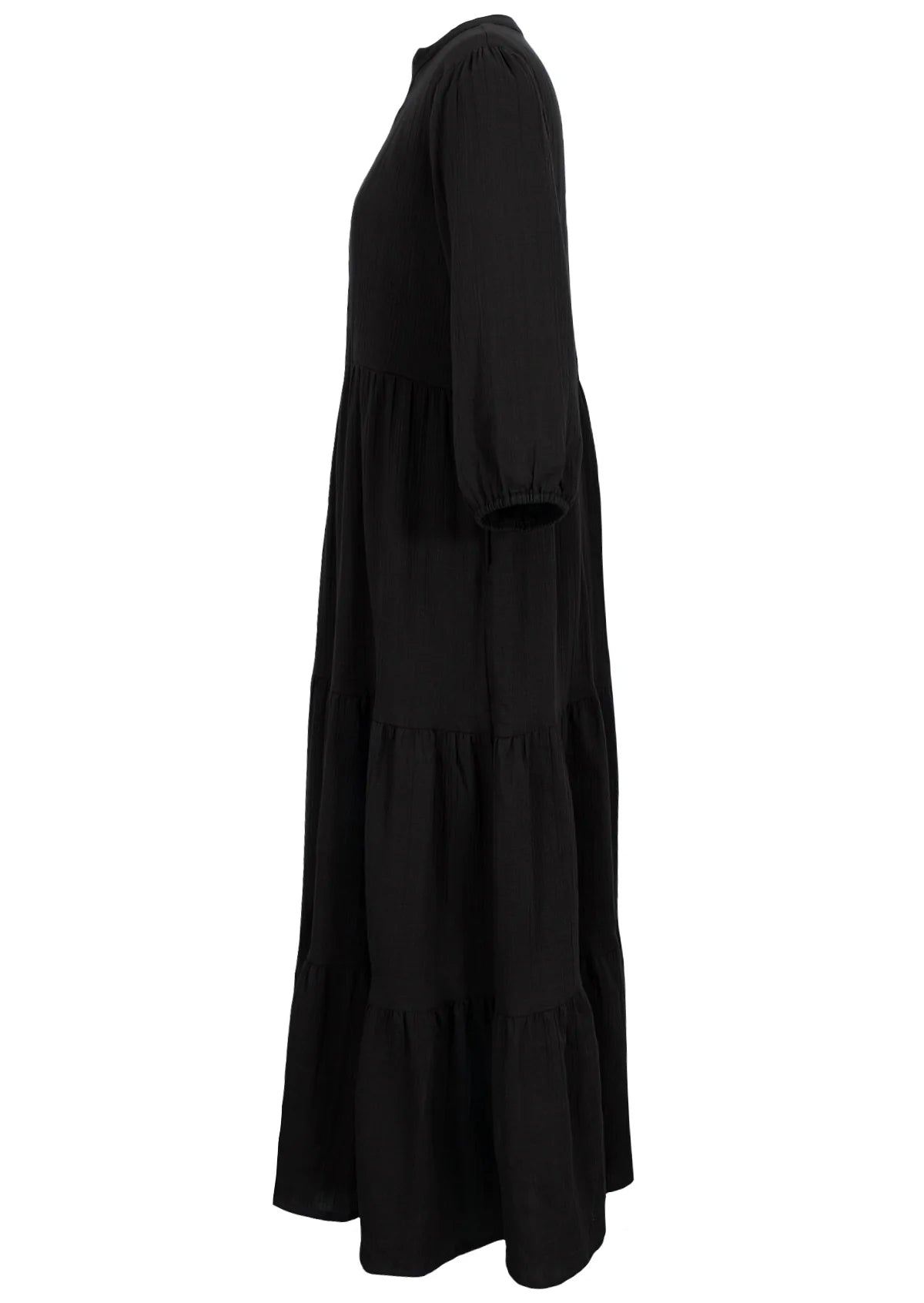 Tiered Maxi Dress Black