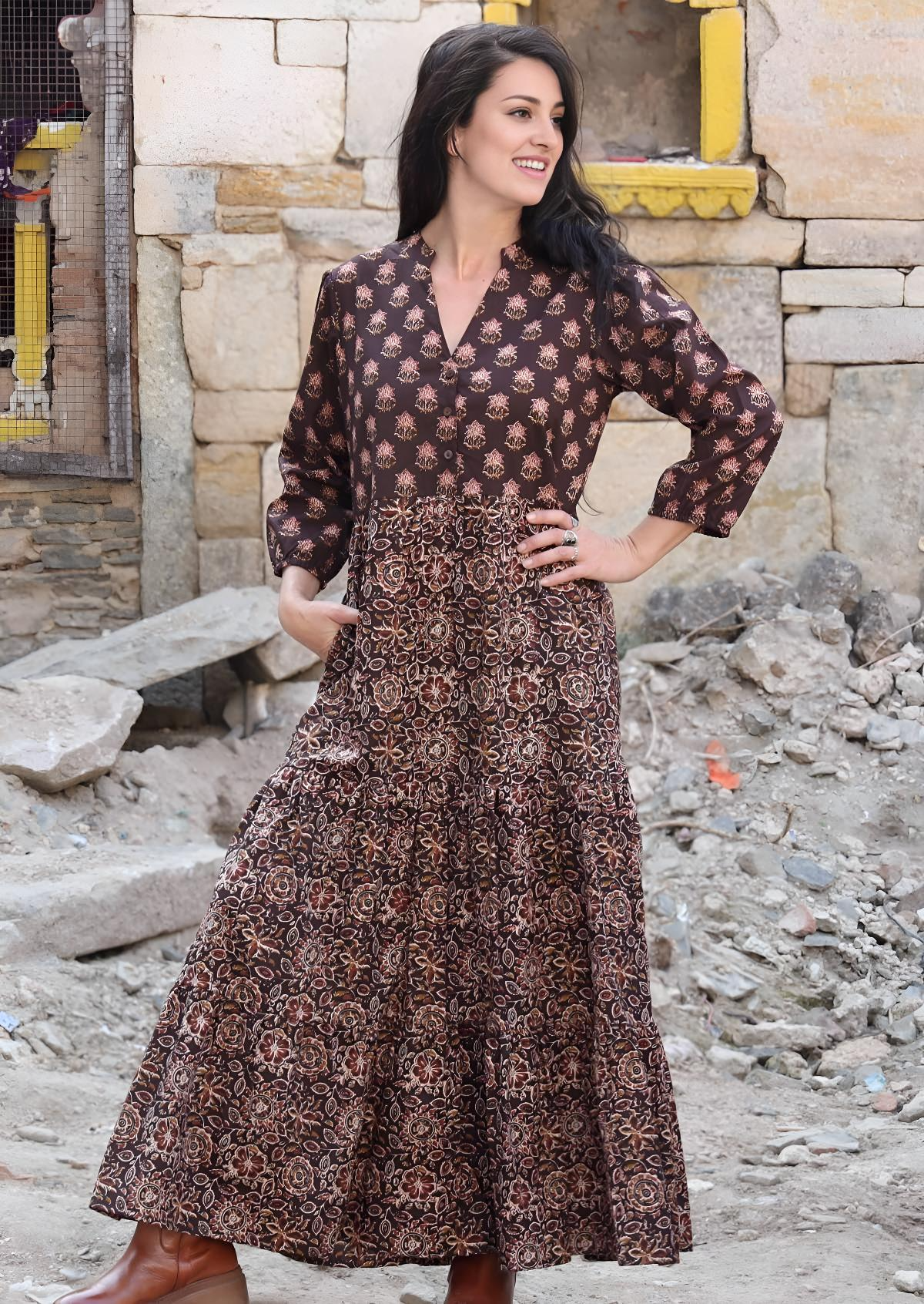 Tiered Maxi Dress Mahika