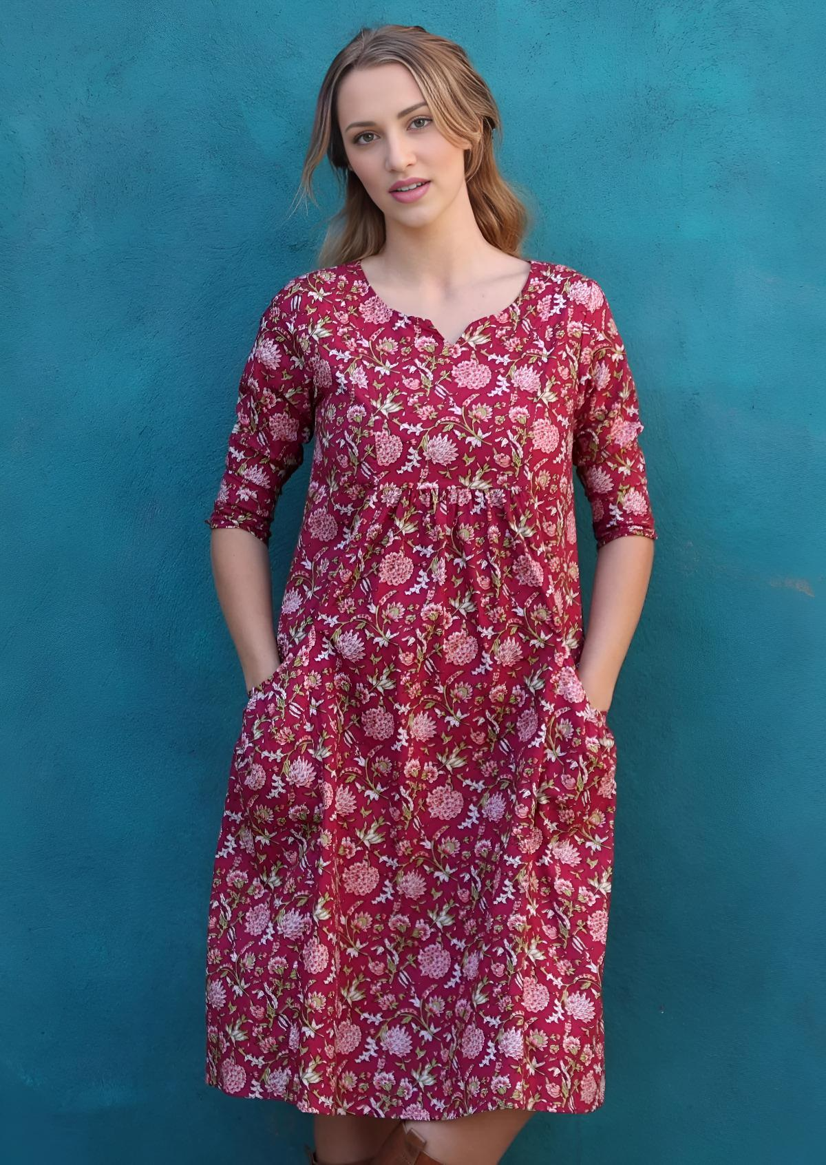 Tilda Dress Cranberry