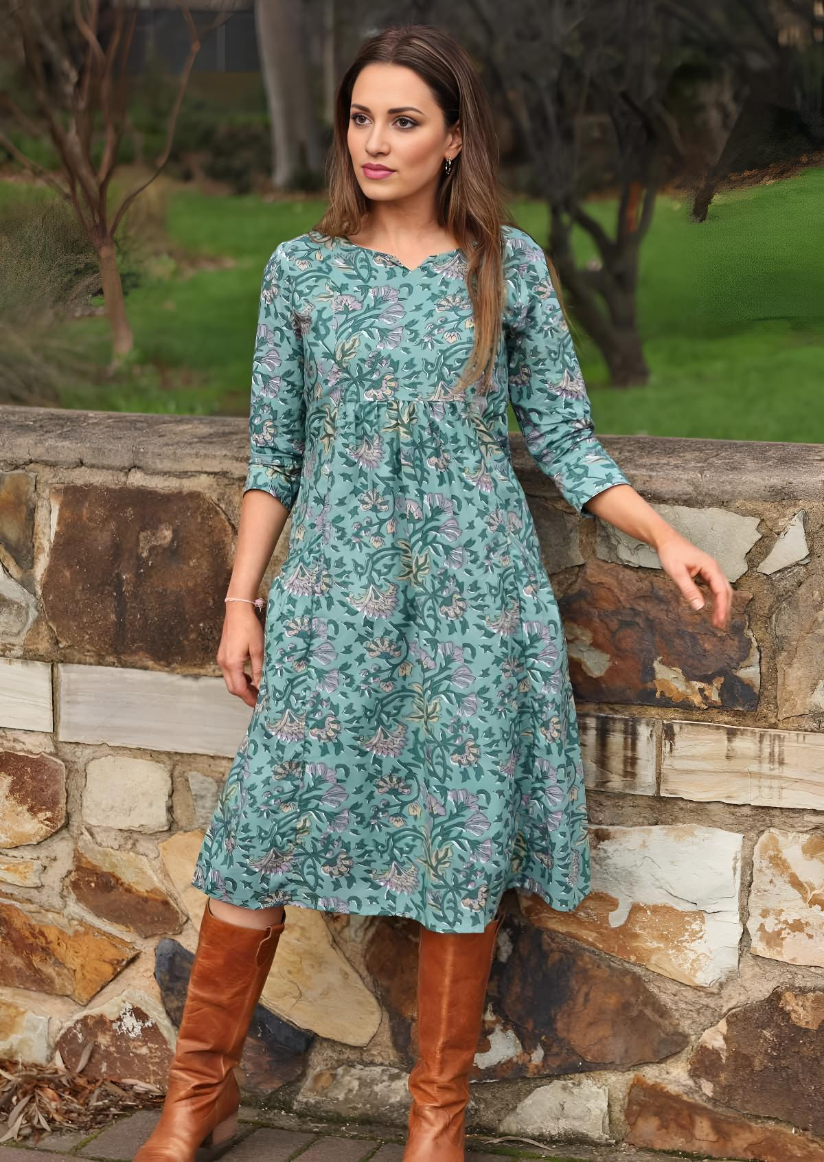 Tilda Dress Sage