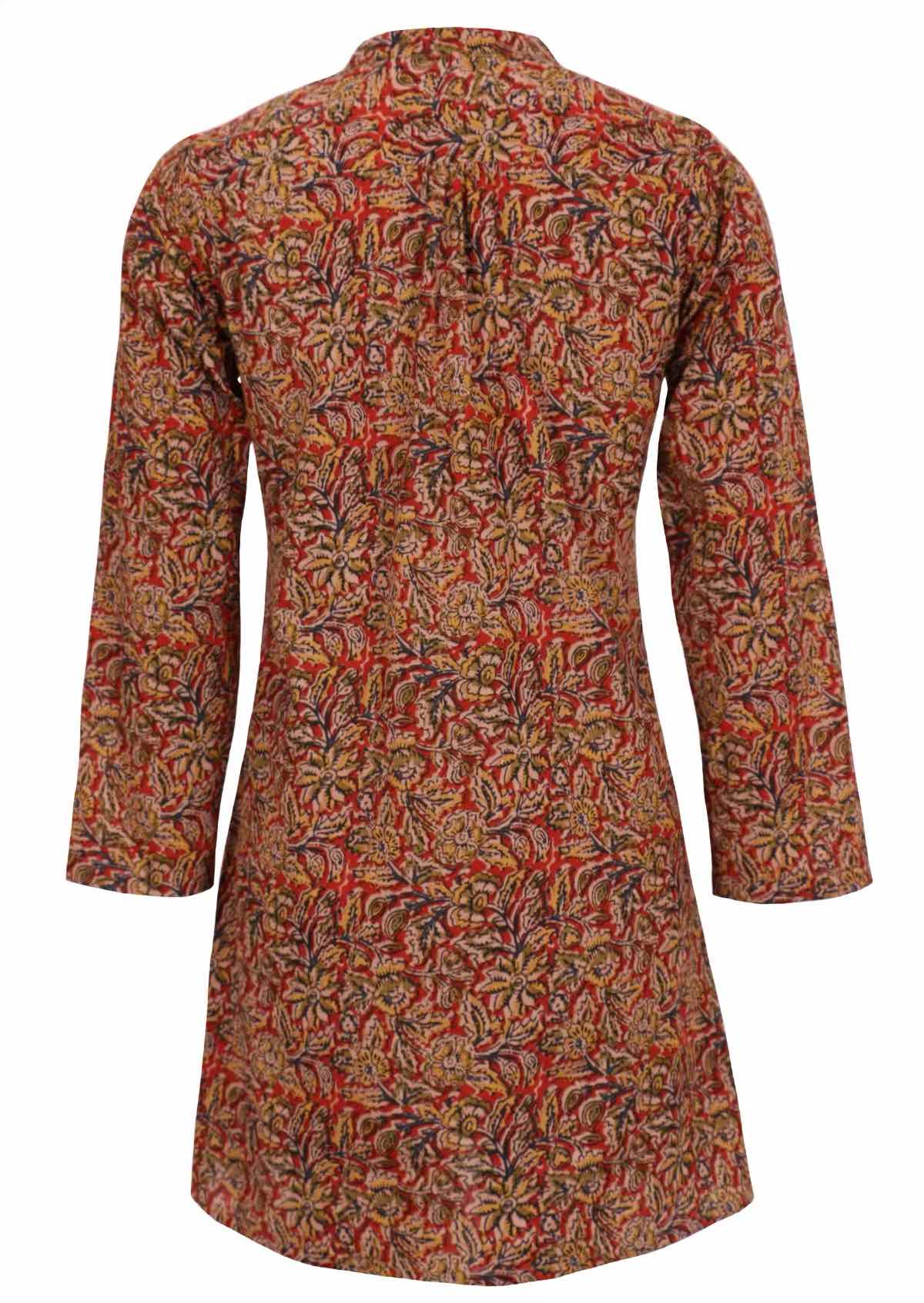 back view of Torvi Tunic wild spice