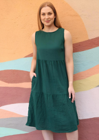 Tully Dress Green
