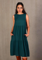 Tully Dress Deep Teal