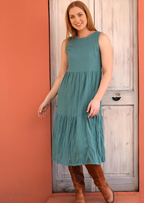 Tully Dress Sea Green