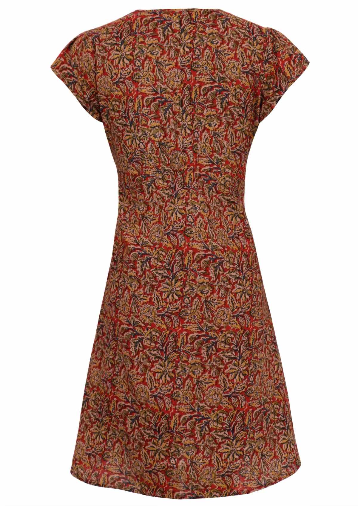 Tulsi Dress Wild Spice back view