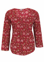 Tulsi Long Sleeve Top Cranberry