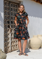 Ursula Dress Queen Protea