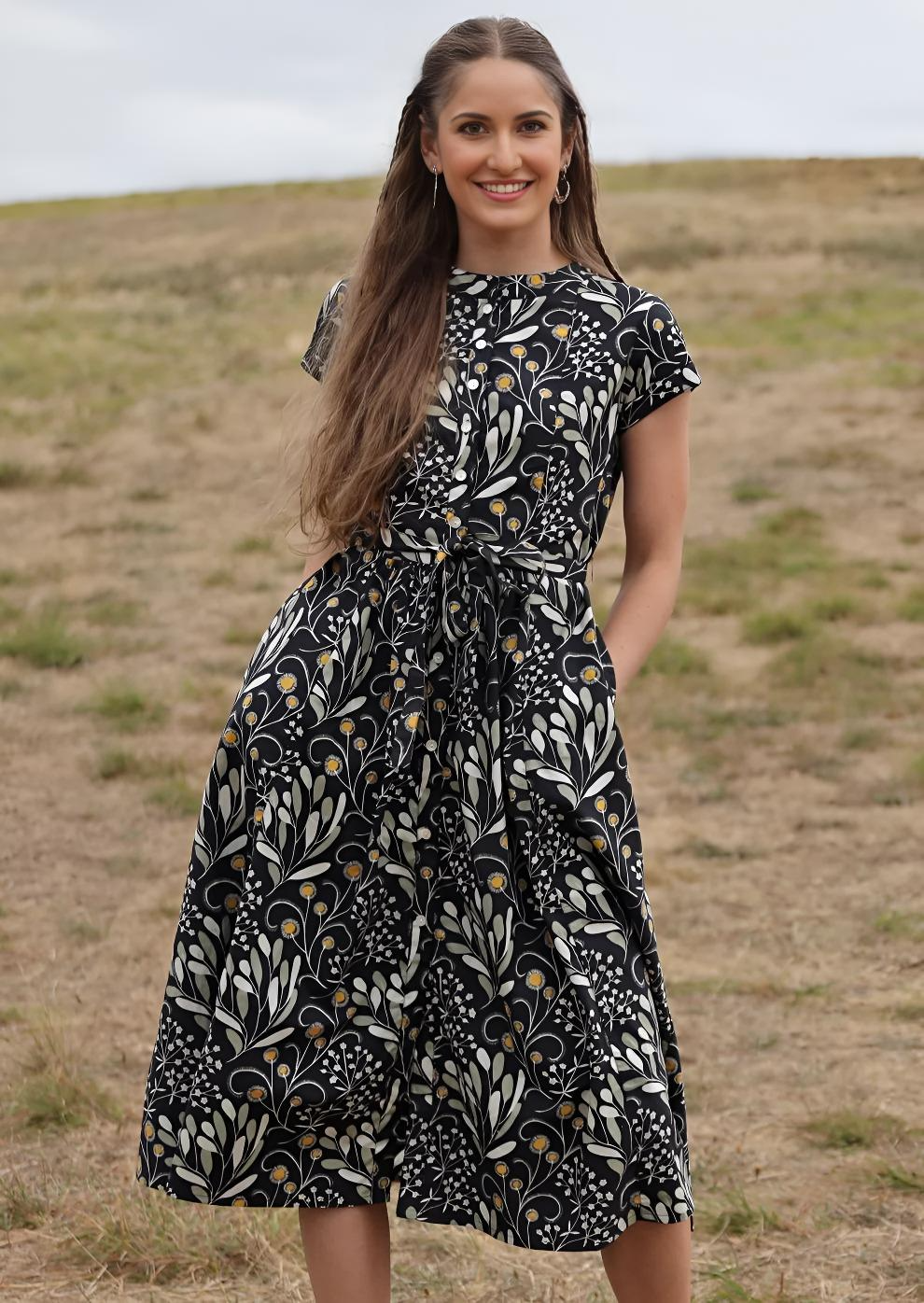 Vivien Dress Wattle