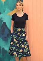 Zarah Skirt Midnight Reverie