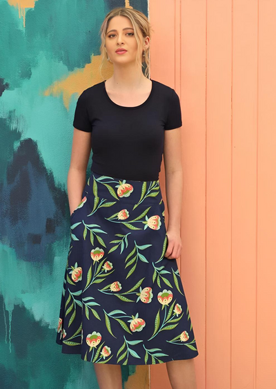Zarah Skirt Midnight Reverie