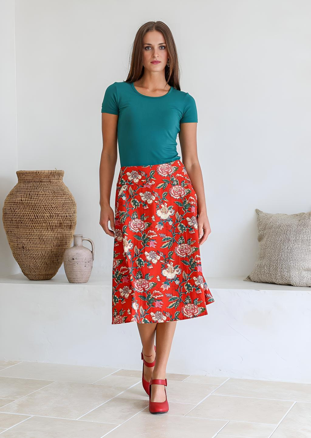 Zarah Skirt Mistlerose