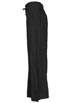 side view elasticated and drawstring waistband pant