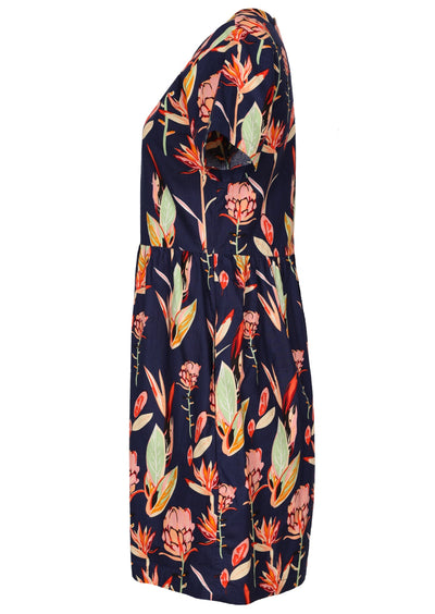 Mabel Dress Bird of Paradise