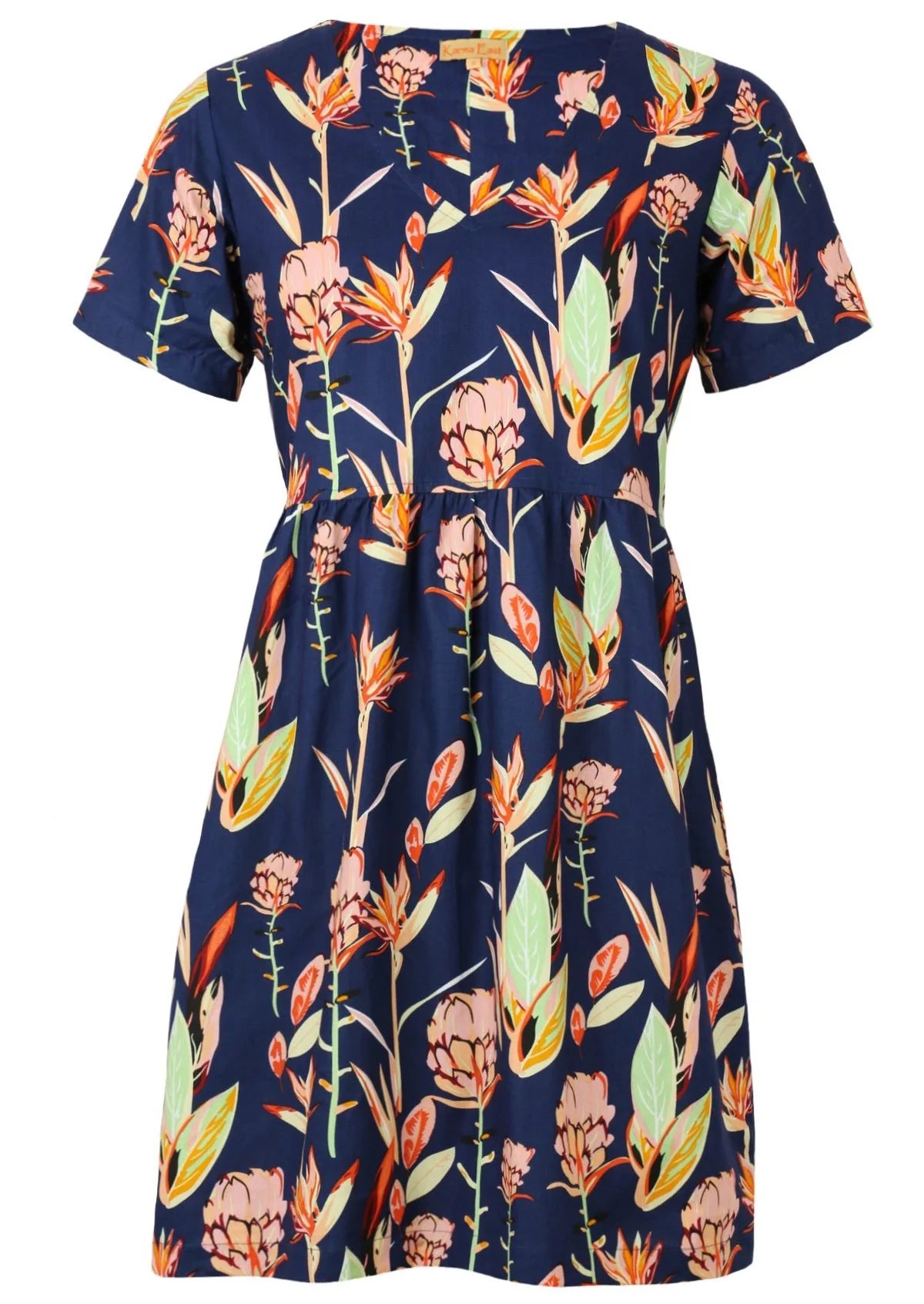 Harlow Dress Bird of Paradise