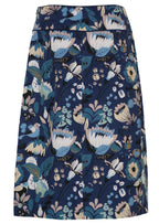 back view back vent women's skirt