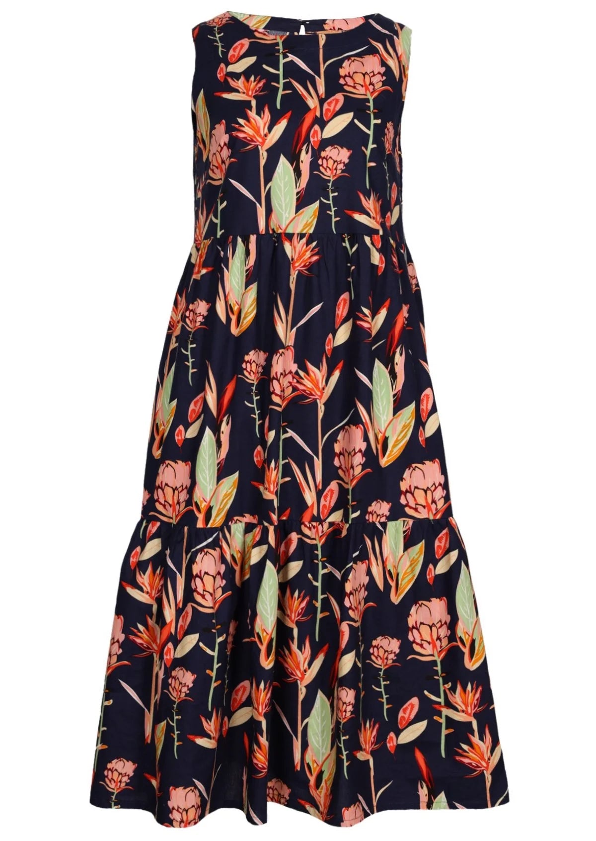 Harper Dress Bird of Paradise