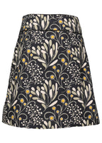 Slight A-line cotton skirt in gorgeous Australian native floral print